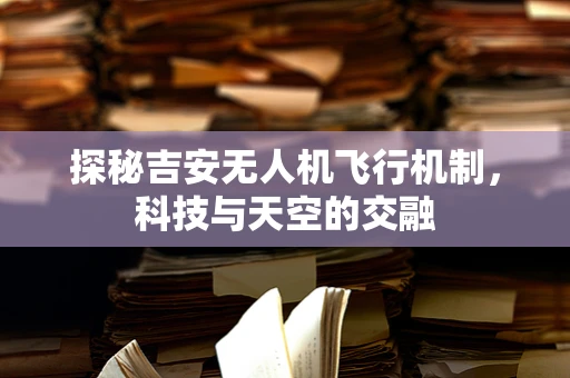 探秘吉安无人机飞行机制，科技与天空的交融