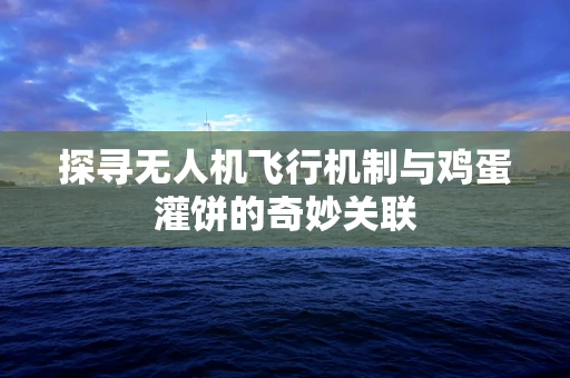 探寻无人机飞行机制与鸡蛋灌饼的奇妙关联