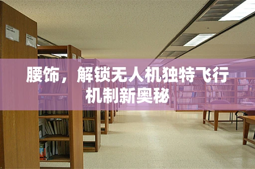 腰饰，解锁无人机独特飞行机制新奥秘